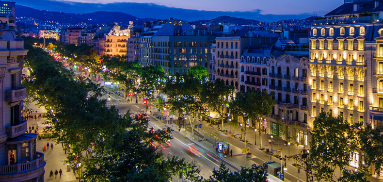 El Eixample, punto neurálgico de la exclusividad.